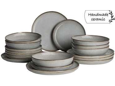 Geschirrset DJENNA Sandstein