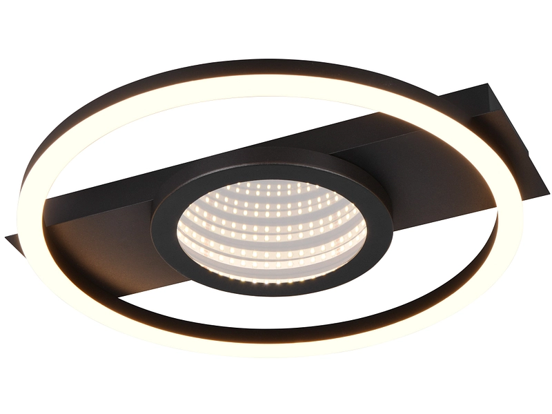 Deckenlampe LED WHEELER 35cm 16W schwarz