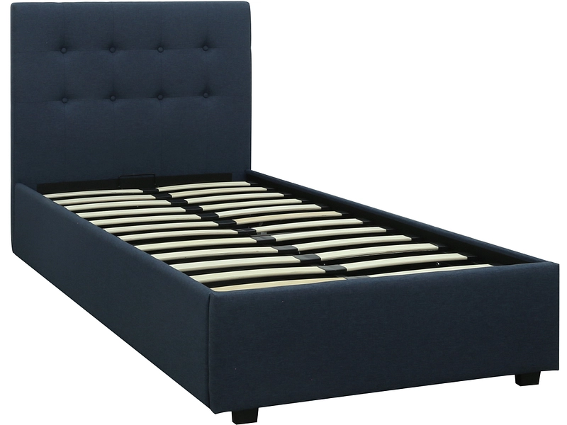Letto contenitore LASER 90x200cm blu scuro