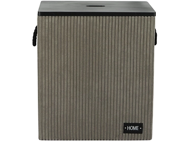 Panier à linge HAMPER gris