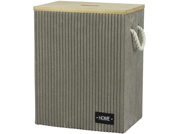 Panier à linge HAMPER gris