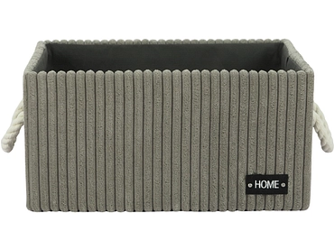 Panier de rangement HAMPER gris