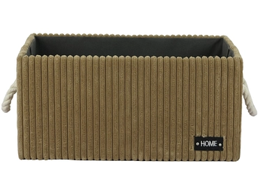 Panier de rangement HUNDER brun