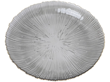 Präsentationsteller BEATRICE glas grau Präsentationsteller BEATRICE glas grau