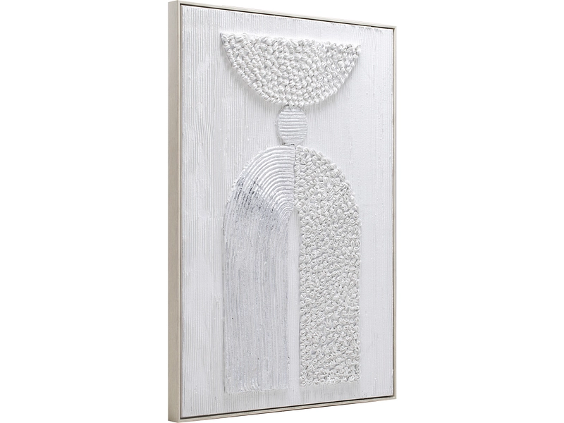 Toile texturée YOLAN 1 pièce gris