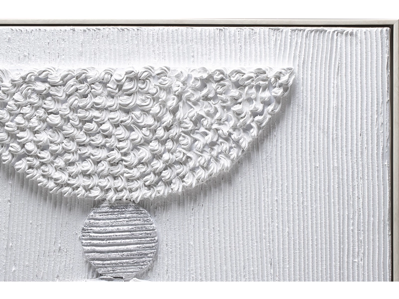 Toile texturée YOLAN 1 pièce gris