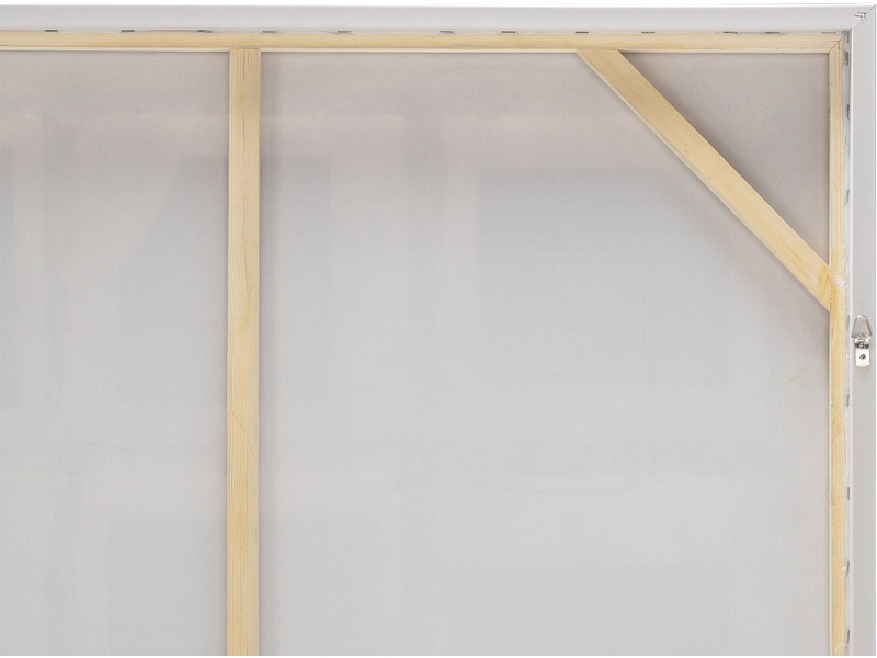 Toile texturée INDIA 1 pièce blanc