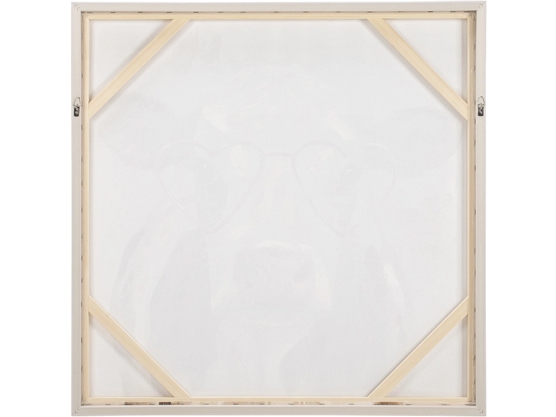 Toile imprimée et peinte main NORI 1 pièce multicolore