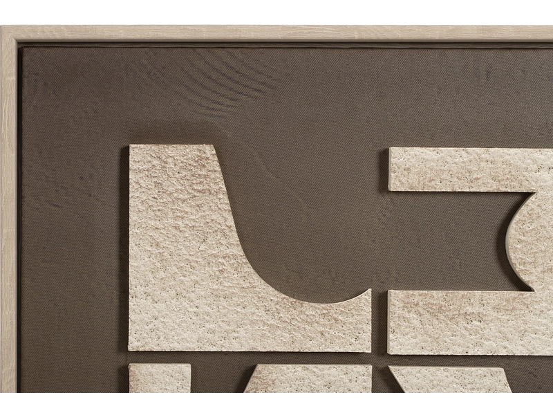 Toile texturée BRUNE 1 pièce multicolore