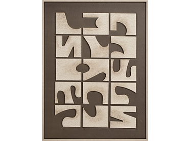 Toile texturée BRUNE 1 pièce multicolore