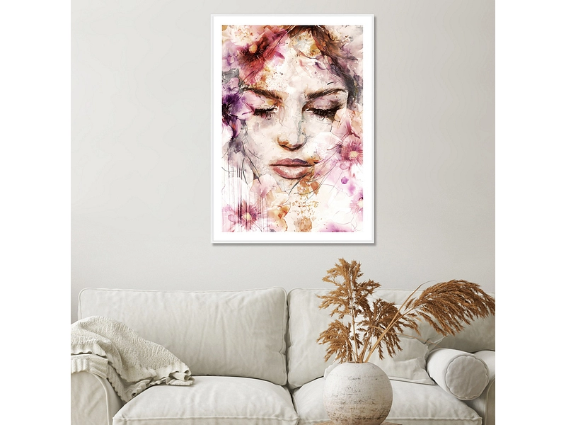 Toile imprimée AYA 1 pièce multicolore