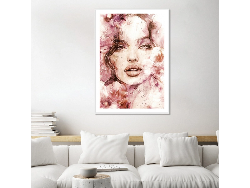 Toile imprimée AYANNA 1 pièce multicolore