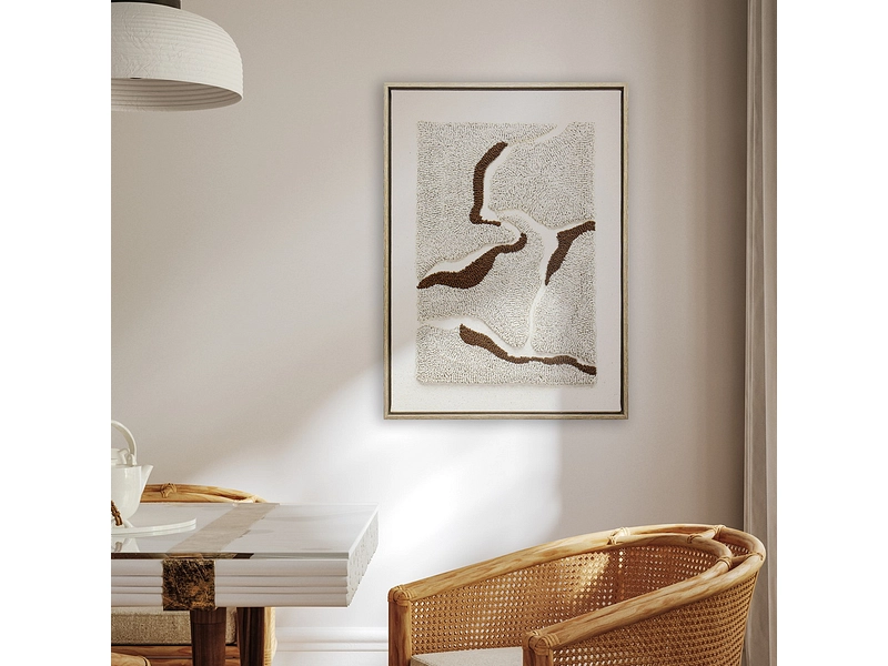 Getuftete Leinwand GABIN 1 Stück mehrfarbig