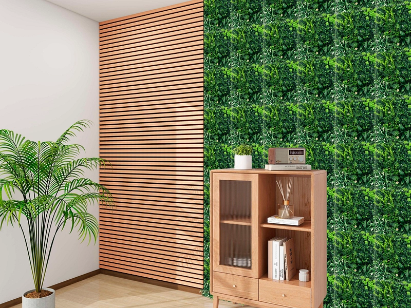 Stabilisiertes Pflanzen Gemälde TROPIC 1 Stück polyäthylen grün