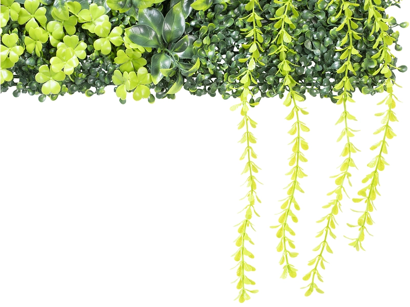 Stabilisiertes Pflanzen Gemälde TROPIC 1 Stück polyäthylen grün