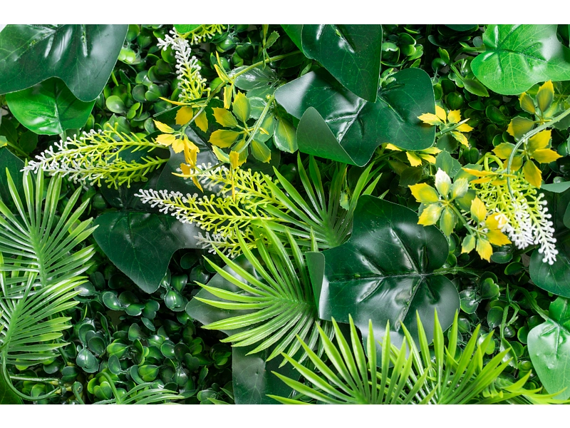 Stabilisiertes Pflanzen Gemälde TROPIC 1 Stück polyäthylen grün