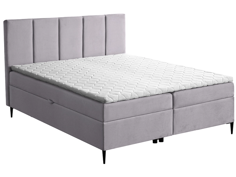 Boxspring ADEL lilla 140x200cm semirigido