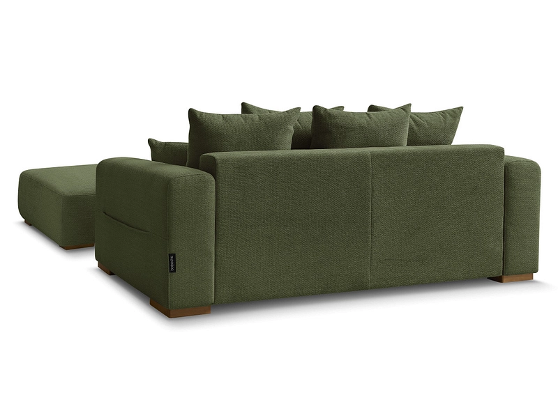 Divano 2 posti con pouf BOBOCHIC SIDONIE