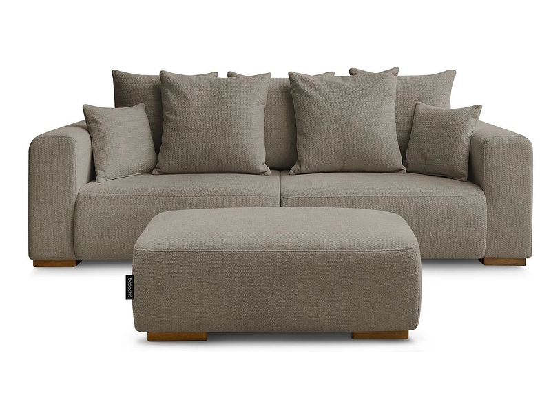 3er Sofa mit Hocker BOBOCHIC SIDONIE 3er Sofa mit Hocker BOBOCHIC SIDONIE