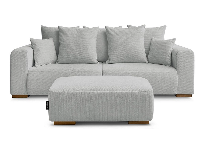 3er Sofa mit Hocker BOBOCHIC SIDONIE 3er Sofa mit Hocker BOBOCHIC SIDONIE