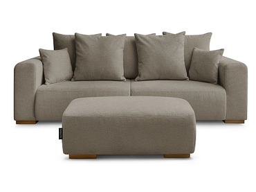 3er Sofa mit Hocker BOBOCHIC SIDONIE 3er Sofa mit Hocker BOBOCHIC SIDONIE