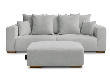 3er Sofa mit Hocker BOBOCHIC SIDONIE 3er Sofa mit Hocker BOBOCHIC SIDONIE