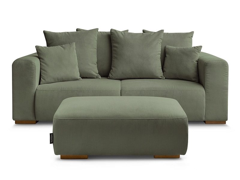 2er Sofa mit Hocker BOBOCHIC SIDONIE 2er Sofa mit Hocker BOBOCHIC SIDONIE