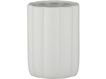 Badezimmerbecher ALIX weiss