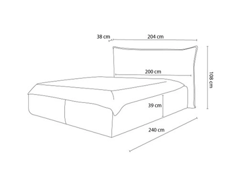 Letto contenitore BOBOCHIC JADE