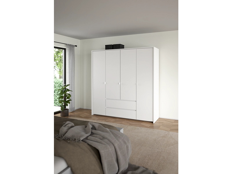 Drehtürenschrank NEXT weiss