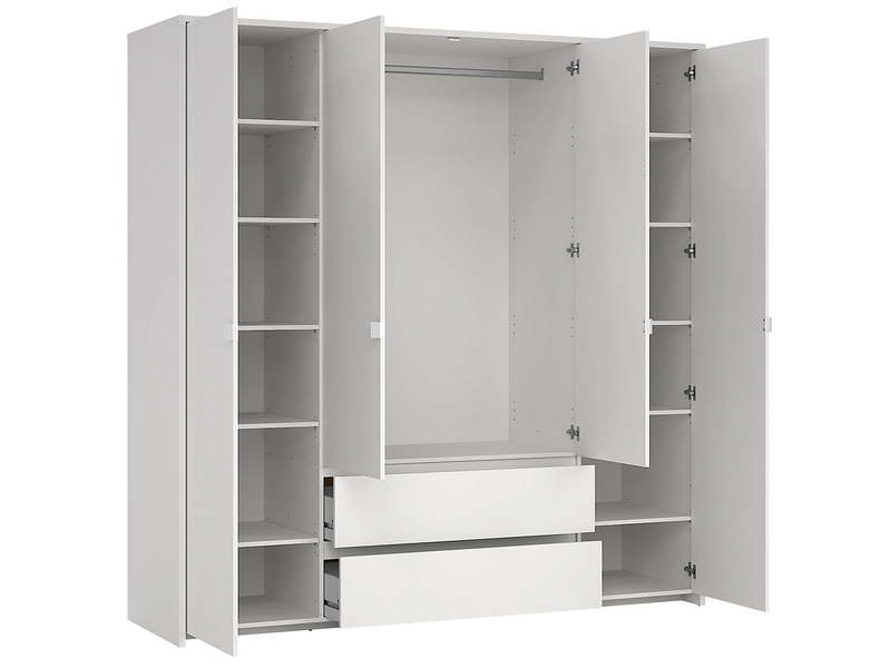 Drehtürenschrank NEXT weiss