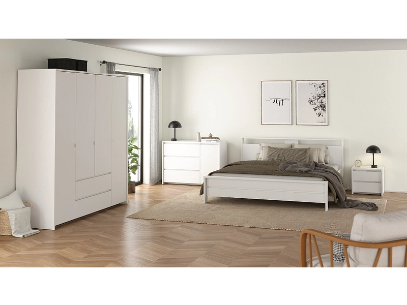 Drehtürenschrank NEXT weiss