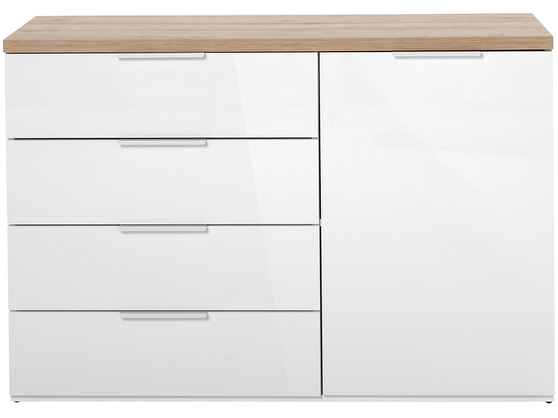 Kommode MUNDI 1 Tür 4 Schubladen Kommode MUNDI 1 Tür 4 Schubladen
