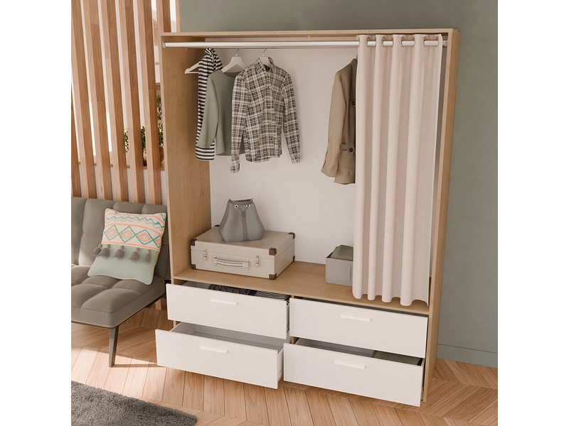 Begehbarer Kleiderschrank MARBELLA eiche Begehbarer Kleiderschrank MARBELLA eiche