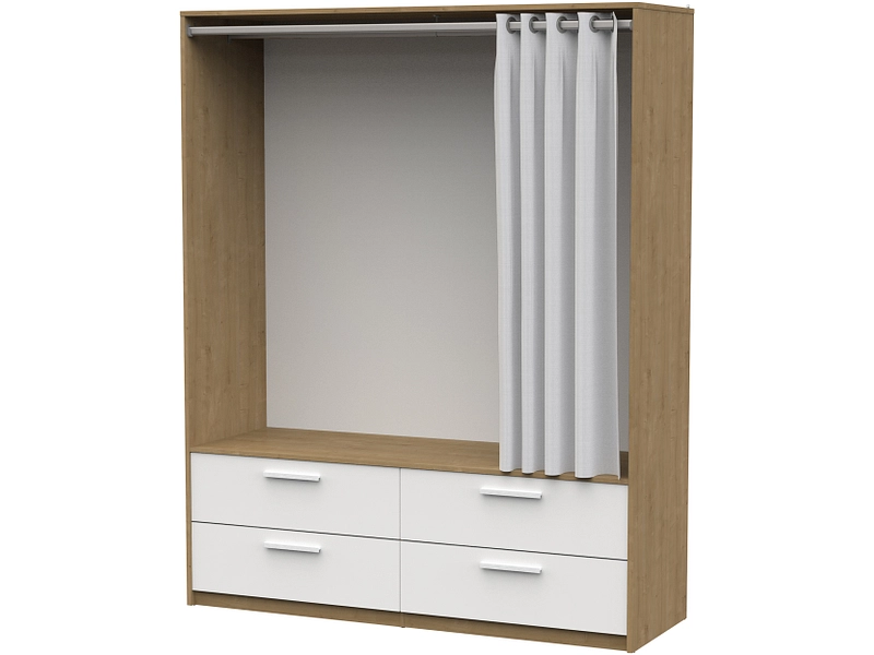 Begehbarer Kleiderschrank MARBELLA eiche Begehbarer Kleiderschrank MARBELLA eiche