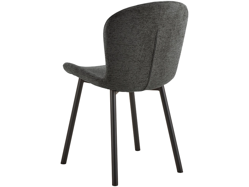 Sedia ESRA poliestere grigio scuro