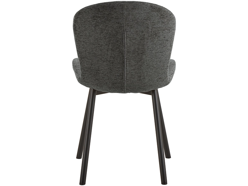 Sedia ESRA poliestere grigio scuro