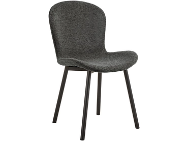 Sedia ESRA poliestere grigio scuro