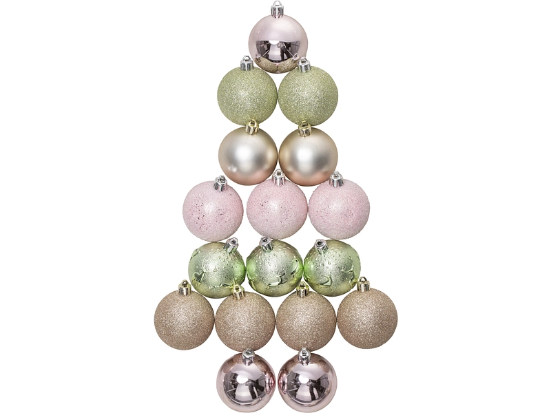 Set 17 palle di Natale SAPINELLE Set 17 palle di Natale SAPINELLE