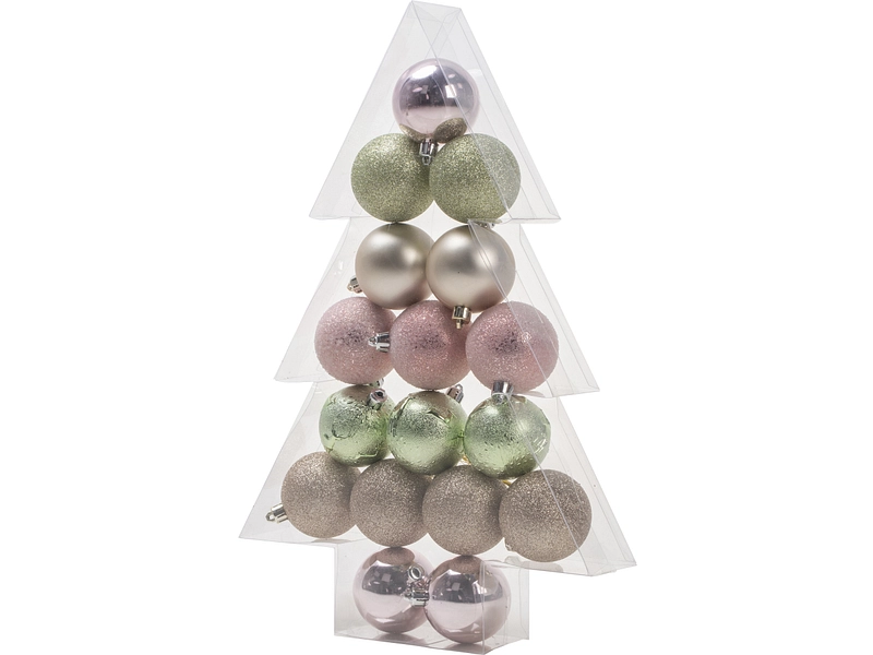 Set 17 palle di Natale SAPINELLE Set 17 palle di Natale SAPINELLE
