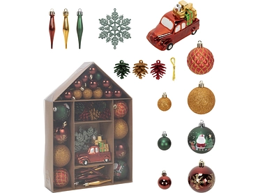 Set 65 Weihnachtskugeln NOËLBOX