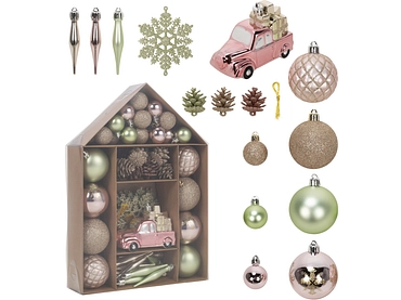 Set 65 palle di Natale NOËLBOX Set 65 palle di Natale NOËLBOX