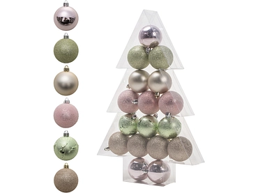 Set 17 palle di Natale SAPINELLE Set 17 palle di Natale SAPINELLE