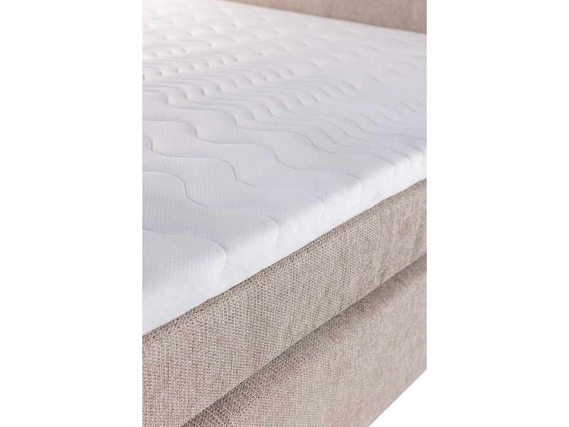 Boxspringbett LUGANO taupe