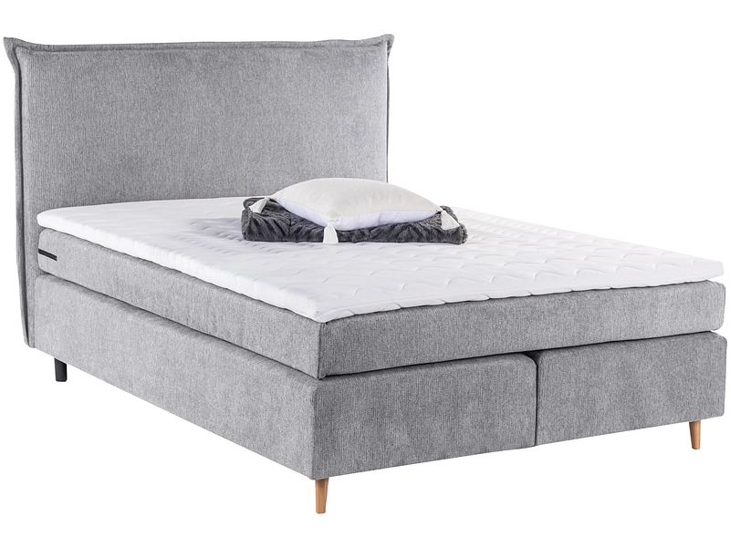 Boxspring LUGANO grigio chiaro Boxspring LUGANO grigio chiaro