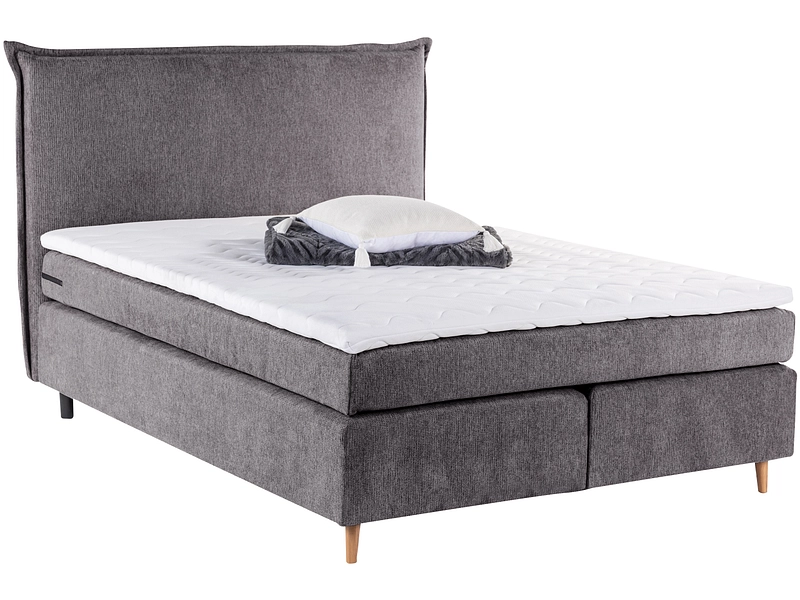 Boxspring LUGANO grigio scuro Boxspring LUGANO grigio scuro