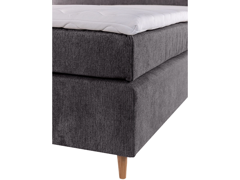 Boxspring LUGANO grigio scuro