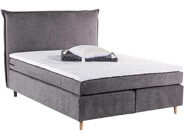 Boxspring LUGANO grigio scuro