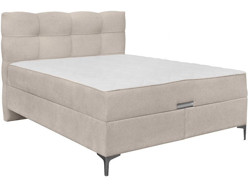 Boxspring KORLEONE beige 160x200cm semirigido