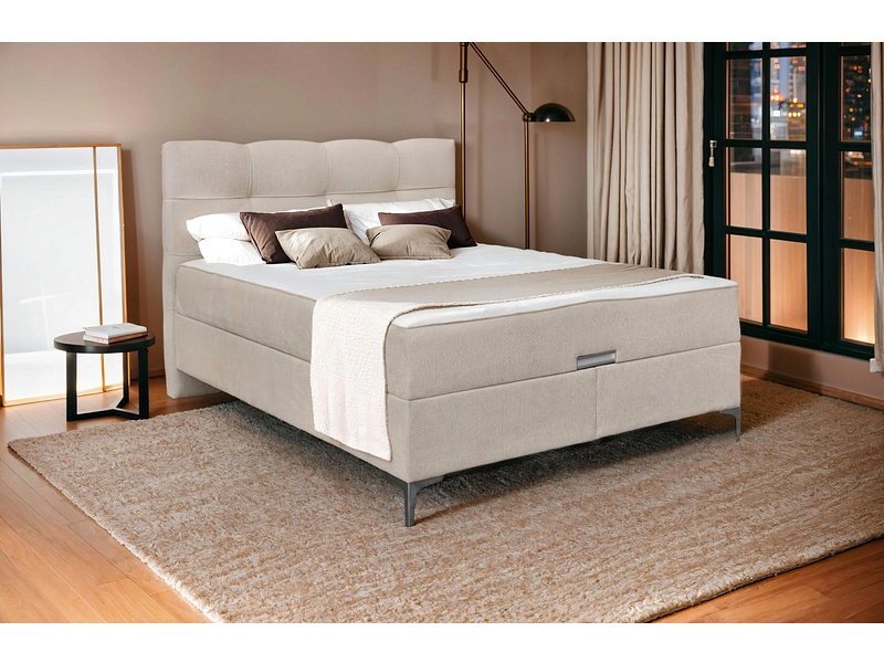 Boxspringbett KORLEONE beige